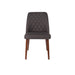 Eetkamerstoel Conway Stof Donkergrijs 56x48 cm-Eetkamerstoelen-Creating Home