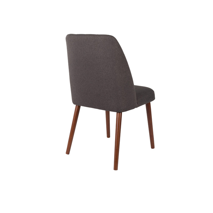 Eetkamerstoel Conway Stof Donkergrijs 56x48 cm-Eetkamerstoelen-Creating Home