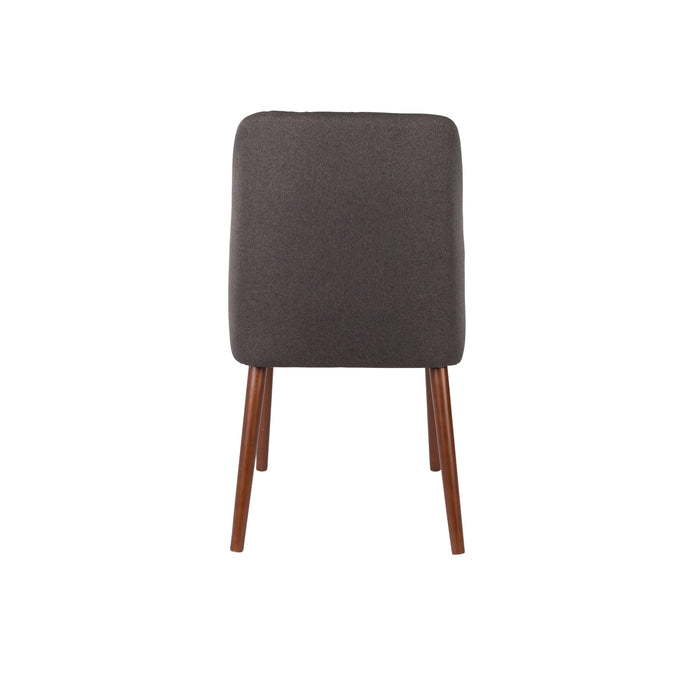 Eetkamerstoel Conway Stof Donkergrijs 56x48 cm-Eetkamerstoelen-Creating Home