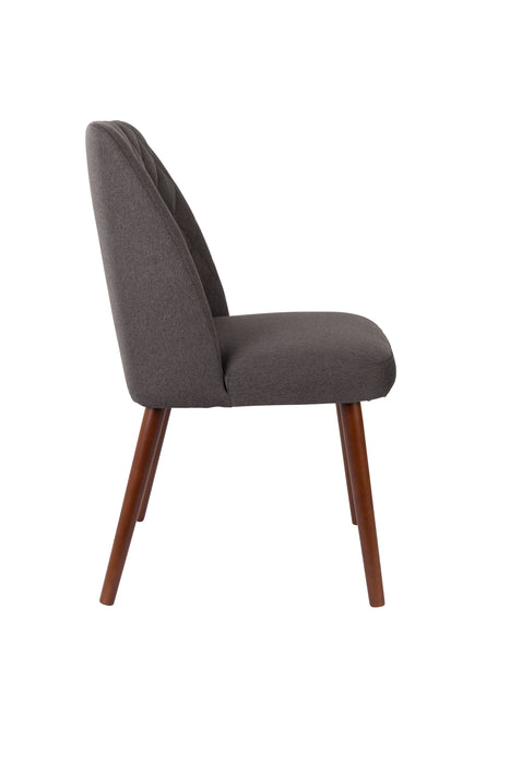 Eetkamerstoel Conway Stof Donkergrijs 56x48 cm-Eetkamerstoelen-Creating Home