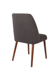 Eetkamerstoel Conway Stof Donkergrijs 56x48 cm-Eetkamerstoelen-Creating Home