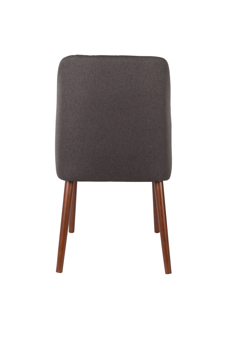 Eetkamerstoel Conway Stof Donkergrijs 56x48 cm-Eetkamerstoelen-Creating Home