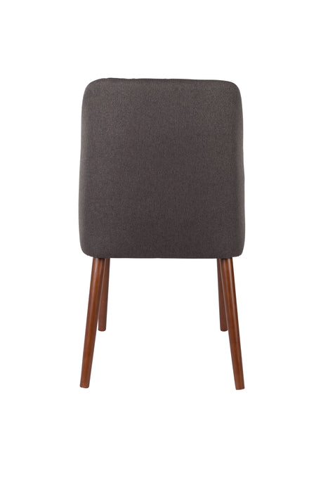 Eetkamerstoel Conway Stof Donkergrijs 56x48 cm-Eetkamerstoelen-Creating Home