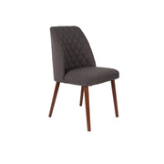 Eetkamerstoel Conway Stof Donkergrijs 56x48 cm-Eetkamerstoelen-Creating Home