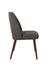 Eetkamerstoel Conway Stof Donkergrijs 56x48 cm-Fauteuils-Creating Home