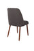 Eetkamerstoel Conway Stof Donkergrijs 56x48 cm-Fauteuils-Creating Home