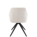 Eetkamerstoel Crème ijzer 56 cm 56.5x58x85 cm-Eetkamerstoelen-J-Line