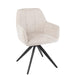 Eetkamerstoel Crème ijzer 56 cm 56.5x58x85 cm-Eetkamerstoelen-J-Line