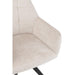 Eetkamerstoel Crème ijzer 56 cm 56.5x58x85 cm-Eetkamerstoelen-J-Line