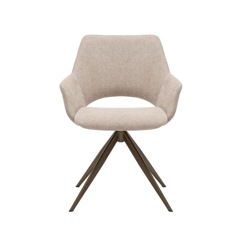 Eetkamerstoel Daisy Beige 61x60x82 cm-Eetkamerstoelen-Starfurn