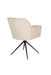 Eetkamerstoel Daley Beige/bruin Polyester Bruin 63x62.5 cm-Eetkamerstoelen-Creating Home