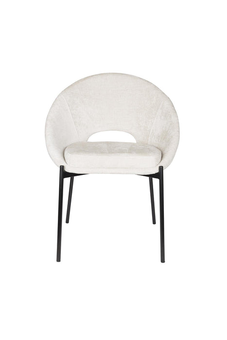 Eetkamerstoel Dando Off Polyester Wit 48x64 cm-Fauteuils-Creating Home