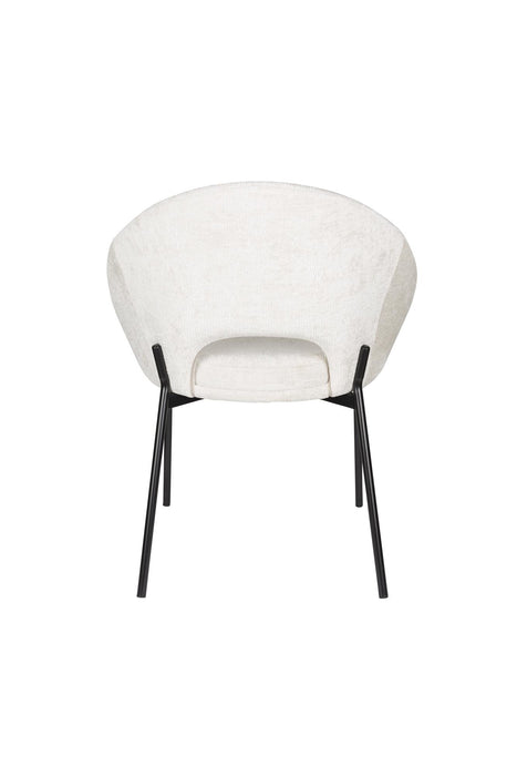 Eetkamerstoel Dando Off Polyester Wit 48x64 cm-Fauteuils-Creating Home