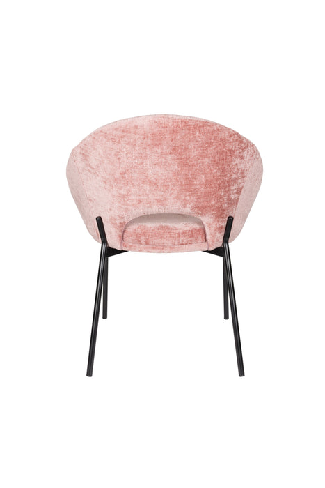 Eetkamerstoel Dando Old Polyester Roze 48x64 cm