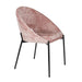 Eetkamerstoel Dando Old Polyester Roze 48x64 cm-Eetkamerstoelen-Creating Home