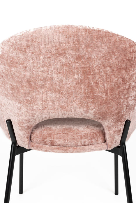 Eetkamerstoel Dando Old Polyester Roze 48x64 cm-Fauteuils-Creating Home