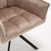 Eetkamerstoel Dani - Fluweel Beige-Eetkamerstoelen-Starfurn
