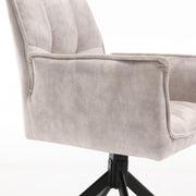 Eetkamerstoel Dani Fluweel Champagne 65x56x85 cm-Eetkamerstoelen-Starfurn