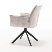 Eetkamerstoel Dani Fluweel Champagne 65x56x85 cm-Eetkamerstoelen-Starfurn