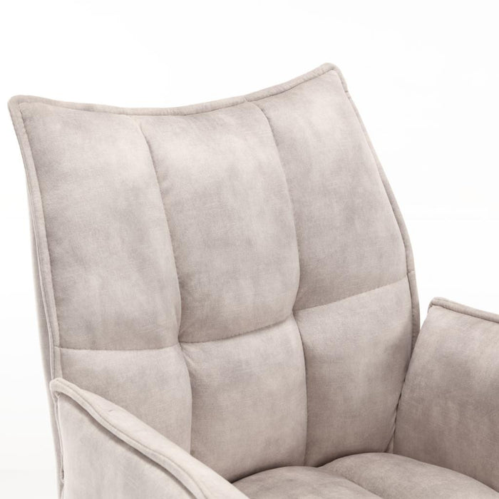 Eetkamerstoel Dani - Fluweel Champagne-Eetkamerstoelen-Starfurn