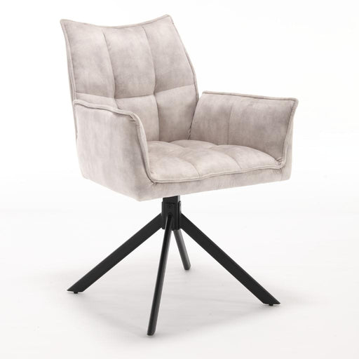 Eetkamerstoel Dani - Fluweel Champagne-Eetkamerstoelen-Starfurn