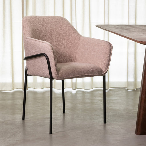 Eetkamerstoel Dexter - Naturel - Boucle-Eetkamerstoelen-LABEL51