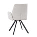 Eetkamerstoel Diana Beige Draaibaar 57 cm-Eetkamerstoelen-Livingfurn