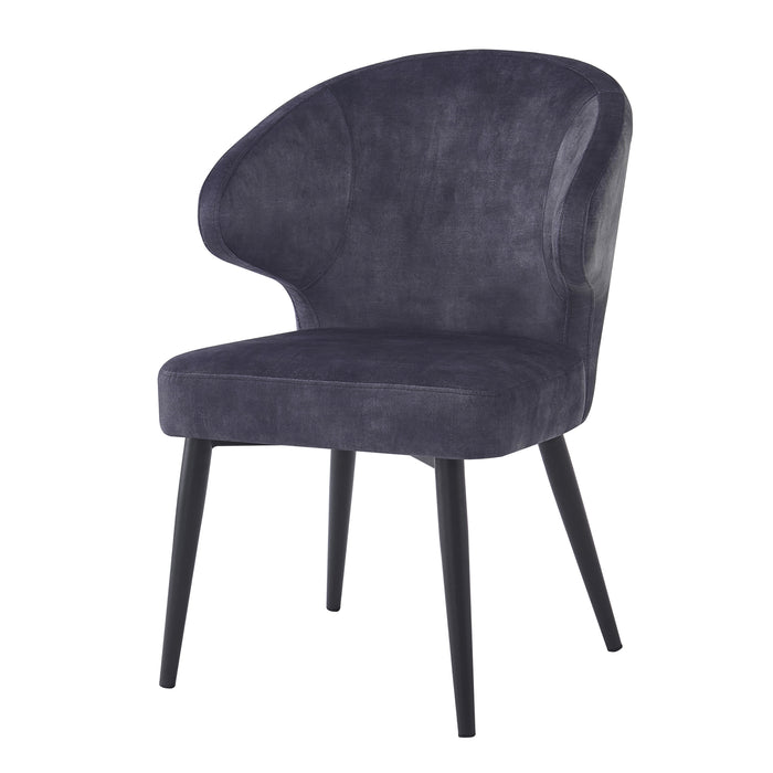 Eetkamerstoel Donna Antraciet 57 cm-Eetkamerstoelen-Livingfurn