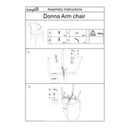 Eetkamerstoel Donna Beige 57 cm-Eetkamerstoelen-Livingfurn