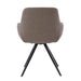 Eetkamerstoel Doreen Bouclé Bruin Draaibaar 61 cm 61x65x83 cm-Eetkamerstoelen-Livingfurn