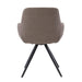 Eetkamerstoel Doreen Bouclé Bruin Draaibaar 61 cm 61x65x83 cm-Eetkamerstoelen-Livingfurn