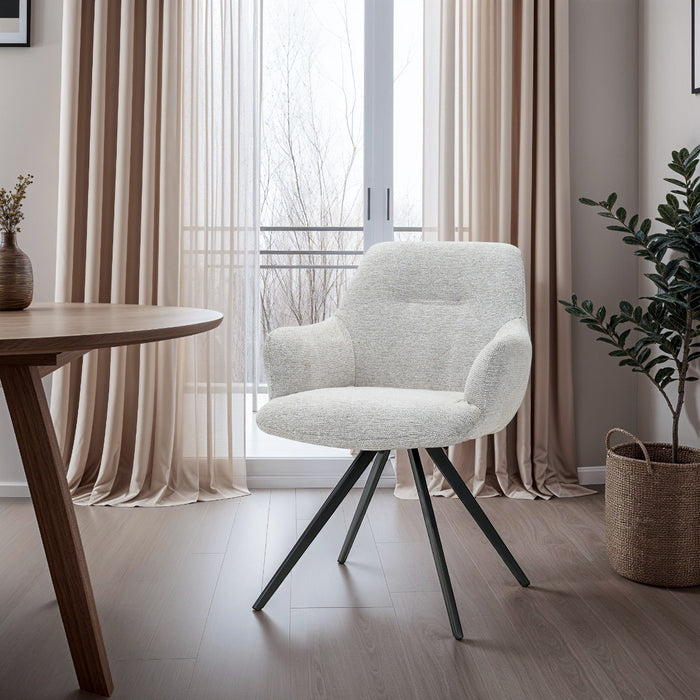 Eetkamerstoel Doreen Sneak Naturel Draaibaar 65 cm-Eetkamerstoelen-Livingfurn