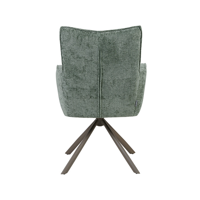 LABEL51 Eetkamerstoel Dubai Stof Hunter Draaibaar-Eetkamerstoelen-LABEL51