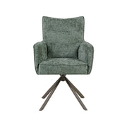 Eetkamerstoel Dubai Chenille Hunter 62x66x93 cm-Eetkamerstoelen-LABEL51