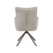 Eetkamerstoel Dubai Chenille Naturel 62x66x93 cm-Eetkamerstoelen-LABEL51