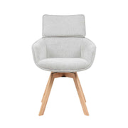 Eetkamerstoel Eetkamerstoe Jona Taupe 59x64.5x91 cm-Eetkamerstoelen-Starfurn