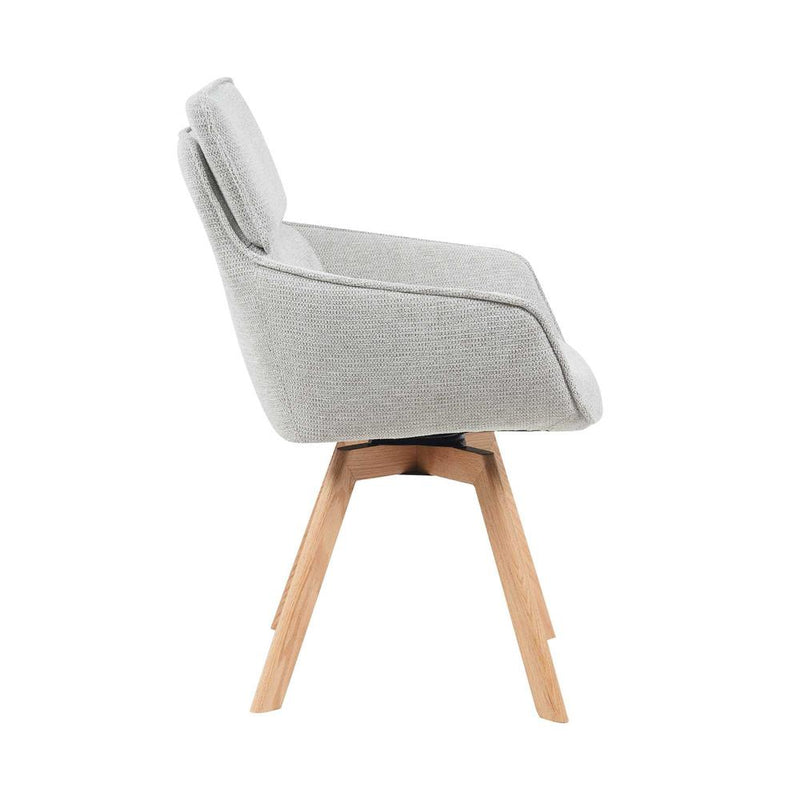 Eetkamerstoel Eetkamerstoe Jona Taupe 59x64.5x91 cm-Eetkamerstoelen-Starfurn
