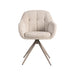 Eetkamerstoel Esma - Naturel - Elite - Taupe Metalen Frame-Eetkamerstoelen-LABEL51