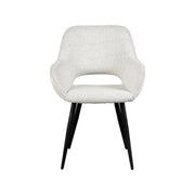 Eetkamerstoel Fer Champagne Boucle 58x57x87 cm-Eetkamerstoelen-LABEL51