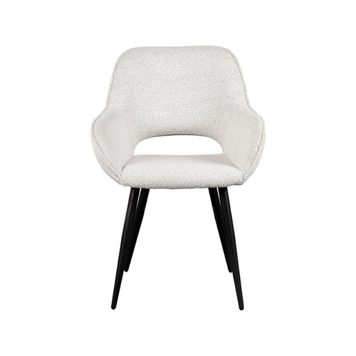 Eetkamerstoel Fer Champagne Boucle 58x57x87 cm-Eetkamerstoelen-LABEL51