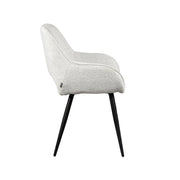 Eetkamerstoel Fer Champagne Boucle 58x57x87 cm-Eetkamerstoelen-LABEL51
