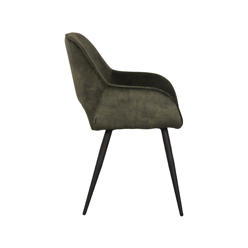 Eetkamerstoel Fer Hunter Velours 58x57x87 cm-Eetkamerstoelen-LABEL51