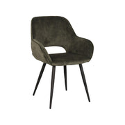 Eetkamerstoel Fer Hunter Velours 58x57x87 cm-Eetkamerstoelen-LABEL51