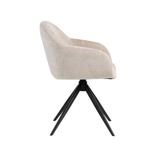 Eetkamerstoel Fiby Naturel Elite Draaibaar 60x62x80 cm-Eetkamerstoelen-LABEL51