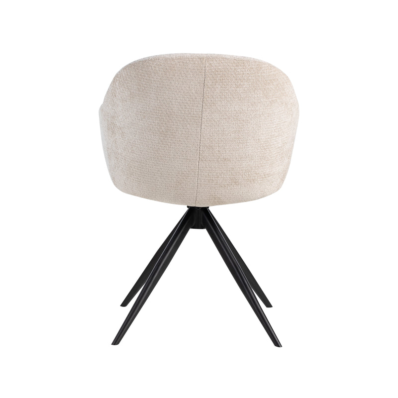 Eetkamerstoel Fiby Naturel Elite Draaibaar 60x62x80 cm-Eetkamerstoelen-LABEL51