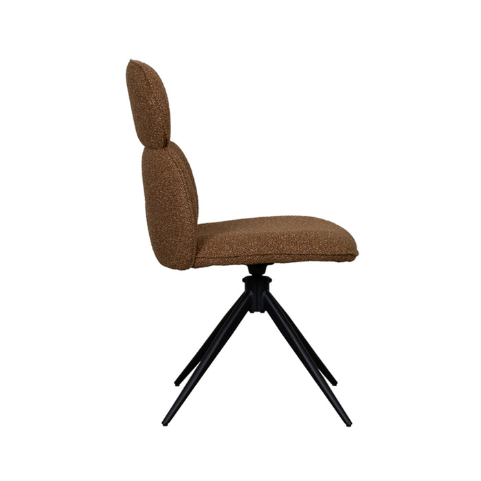 LABEL51 Eetkamerstoel Finn Coral Royal Boucle 49x62x91 cm