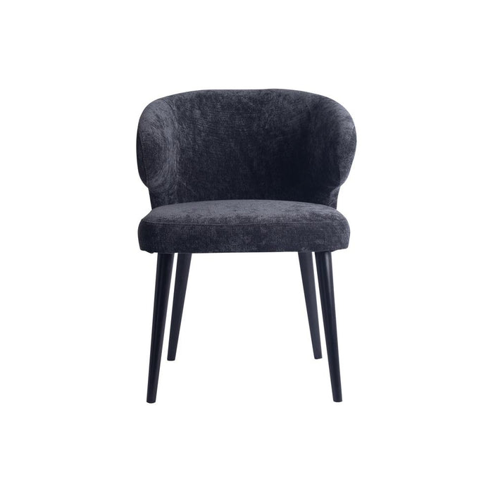 Eetkamerstoel Fiori Anthracite Zwart Hout-Tafellampen-PTMD