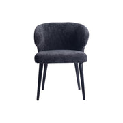 Eetkamerstoel Fiori Hout Zwart-Eetkamerstoelen-PTMD