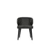 Eetkamerstoel Fiori Polyester Antraciet-Eetkamerstoelen-PTMD