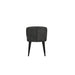 Eetkamerstoel Fiori Polyester Antraciet-Eetkamerstoelen-PTMD